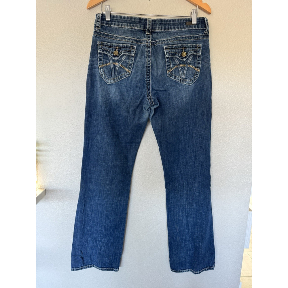 KUT From The Kloth Jeans 10 Womens Blue Denim Mid Rise Straight Leg Medium Wash - Picture 6 of 8